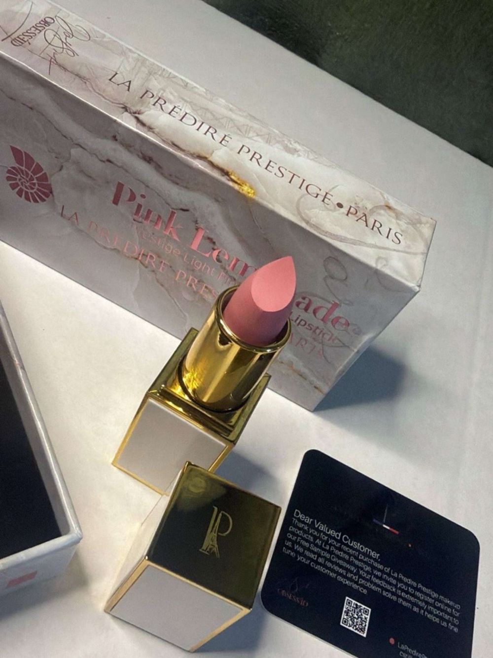 La Prédire Prestige Pink Tone Cream Lipstick — Soft Pink